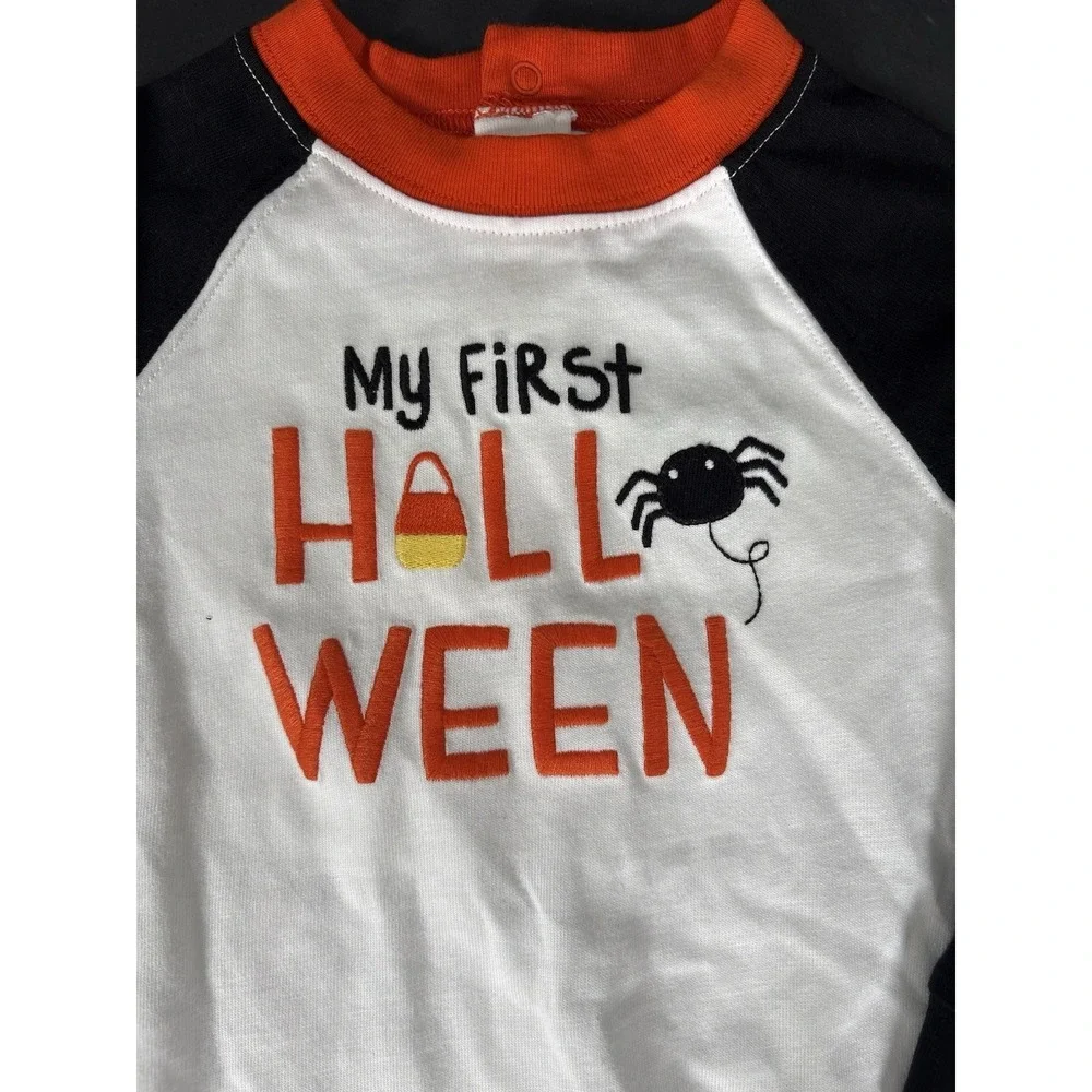 Gymboree Baby My First Halloween Bodysuit 12-18 Months NWT Long Sleeve Spider